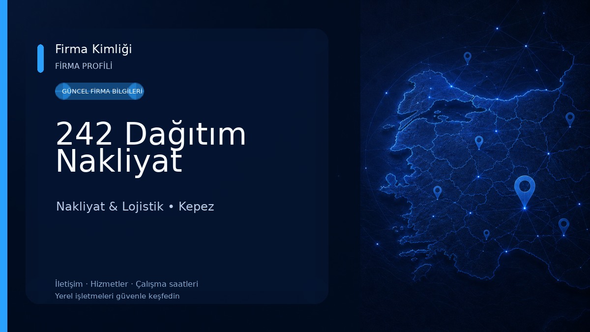 242 Dağıtım Nakliyat Nakliyat & Lojistik