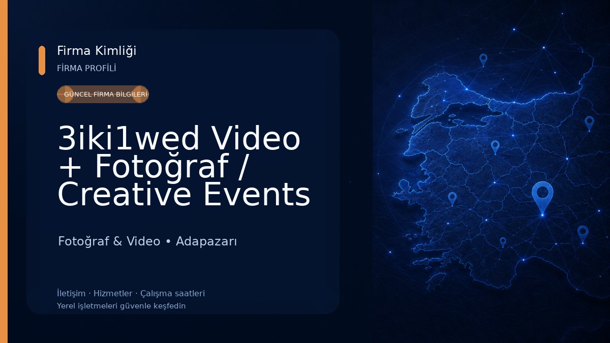 3iki1wed Video + Fotoğraf / Creative Events & Production Fotoğraf & Video