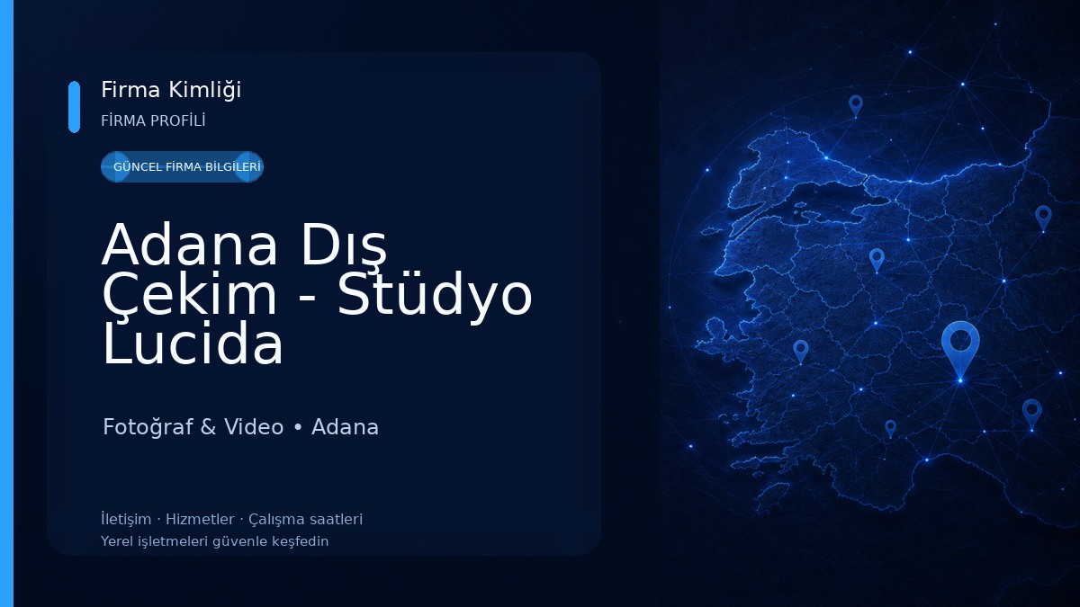 Adana Dış Çekim - Stüdyo Lucida
