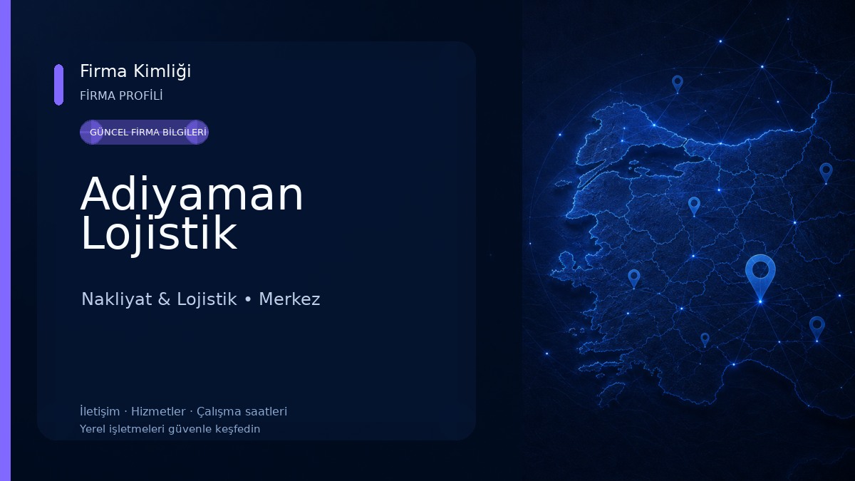 Adiyaman Lojistik
