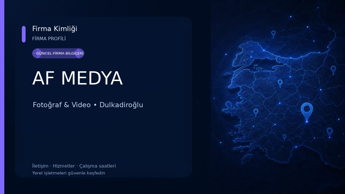 AF MEDYA Fotoğraf & Video