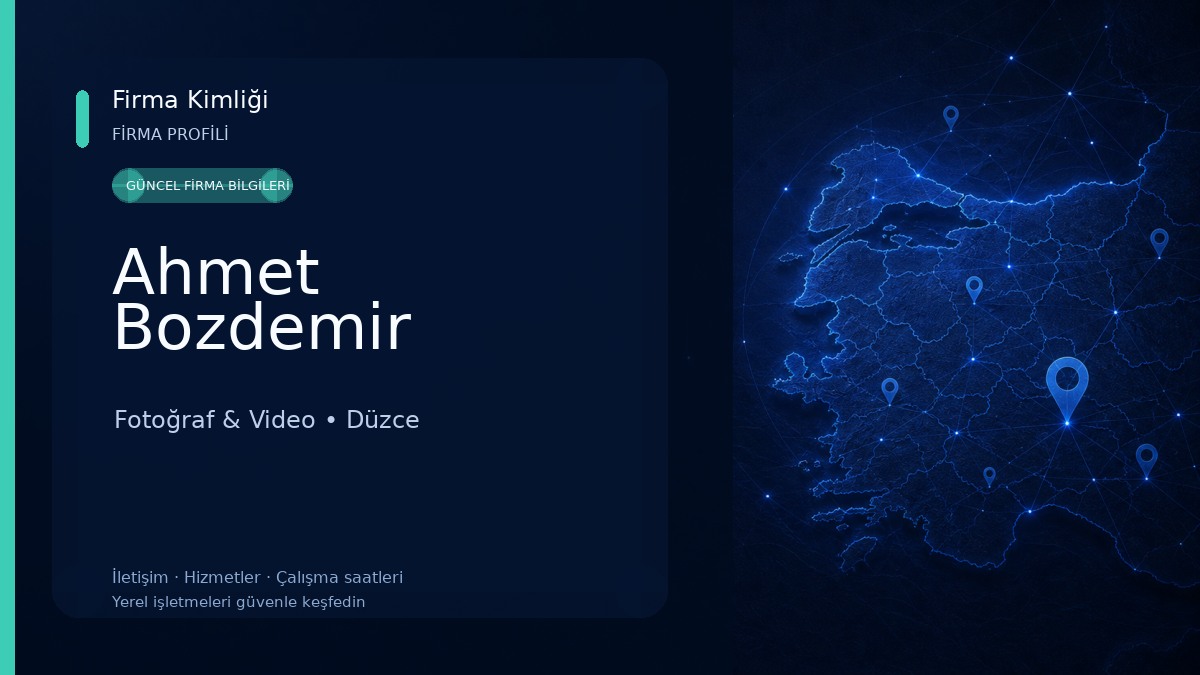 Ahmet Bozdemir Fotoğraf & Video