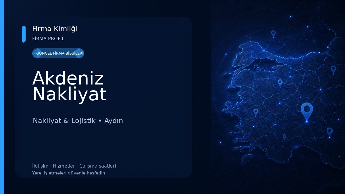 Akdeniz Nakliyat Nakliyat & Lojistik