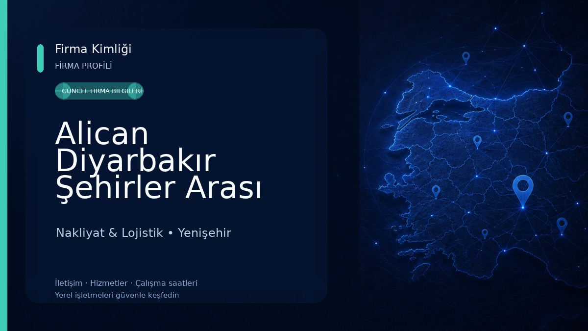 Alican Diyarbakır Şehirler Arası Nakliyat Nakliyat & Lojistik