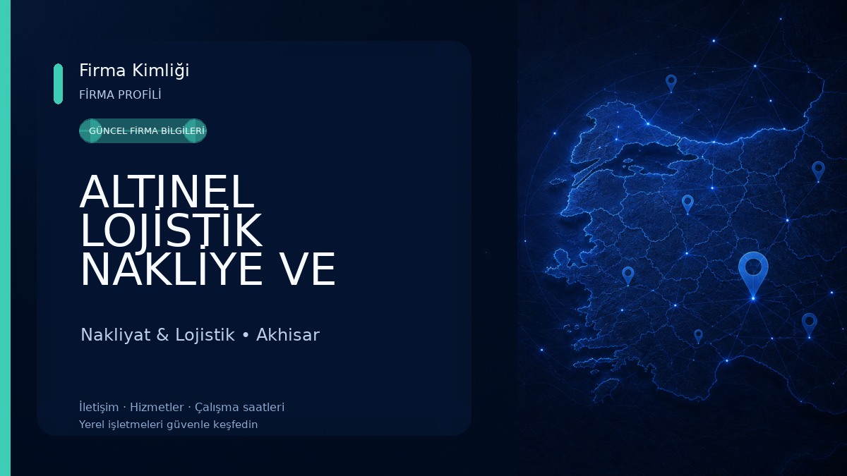 ALTINEL LOJİSTİK NAKLİYE VE TAŞIMACILIK Nakliyat & Lojistik