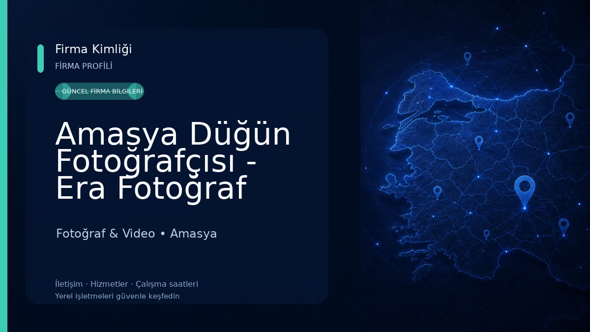 Amasya Düğün Fotoğrafçısı - Era Fotoğraf 