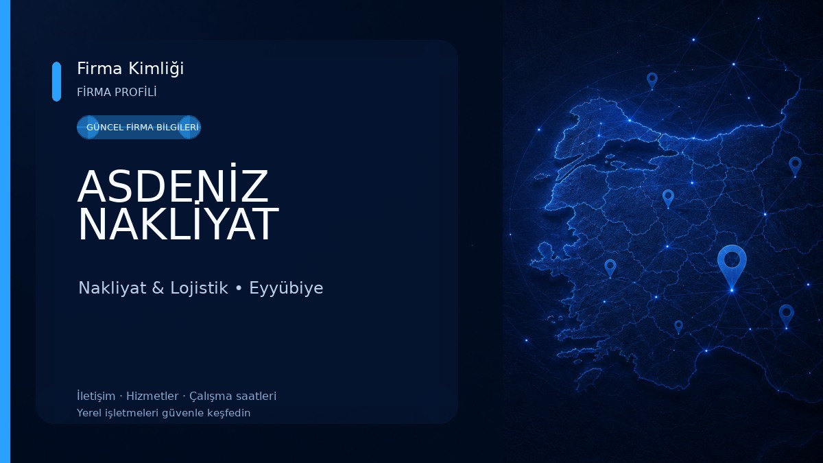 ASDENİZ NAKLİYAT Nakliyat & Lojistik