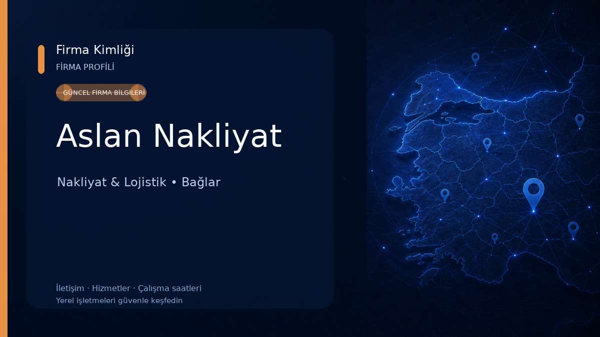 Aslan Nakliyat Nakliyat & Lojistik