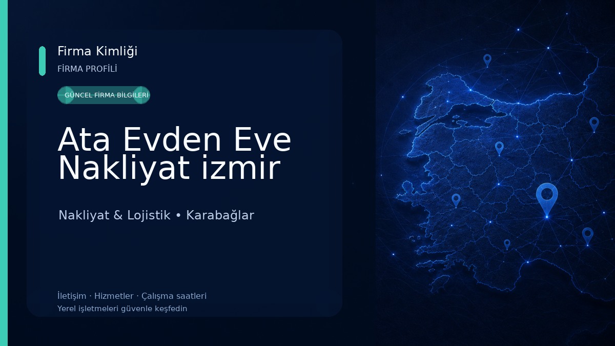 Ata Evden Eve Nakliyat izmir