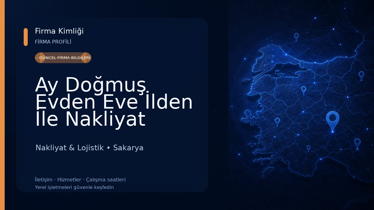 Ay Doğmuş Evden Eve İlden İle Nakliyat 