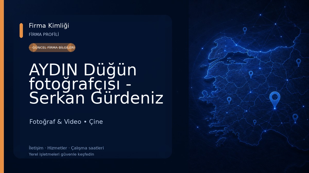 AYDIN Düğün fotoğrafçısı - Serkan Gürdeniz Fotoğraf & Video
