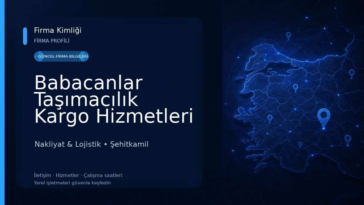 Babacanlar Taşımacılık Kargo Hizmetleri Nakliyat & Lojistik