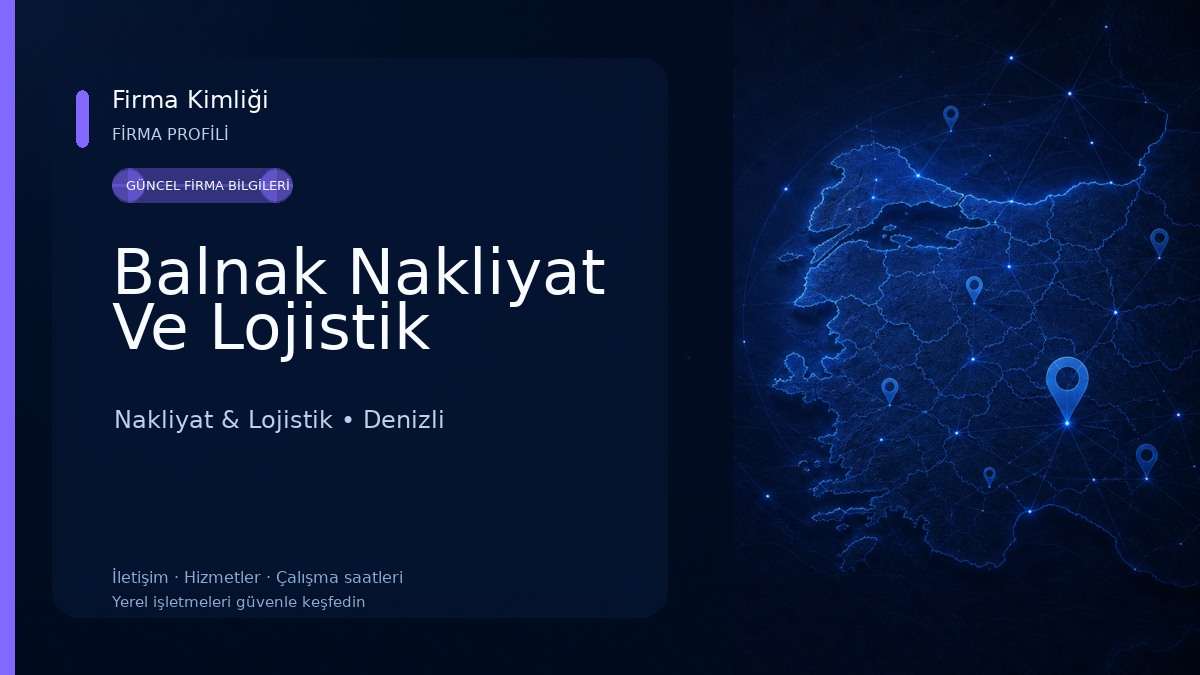 Balnak Nakliyat Ve Lojistik