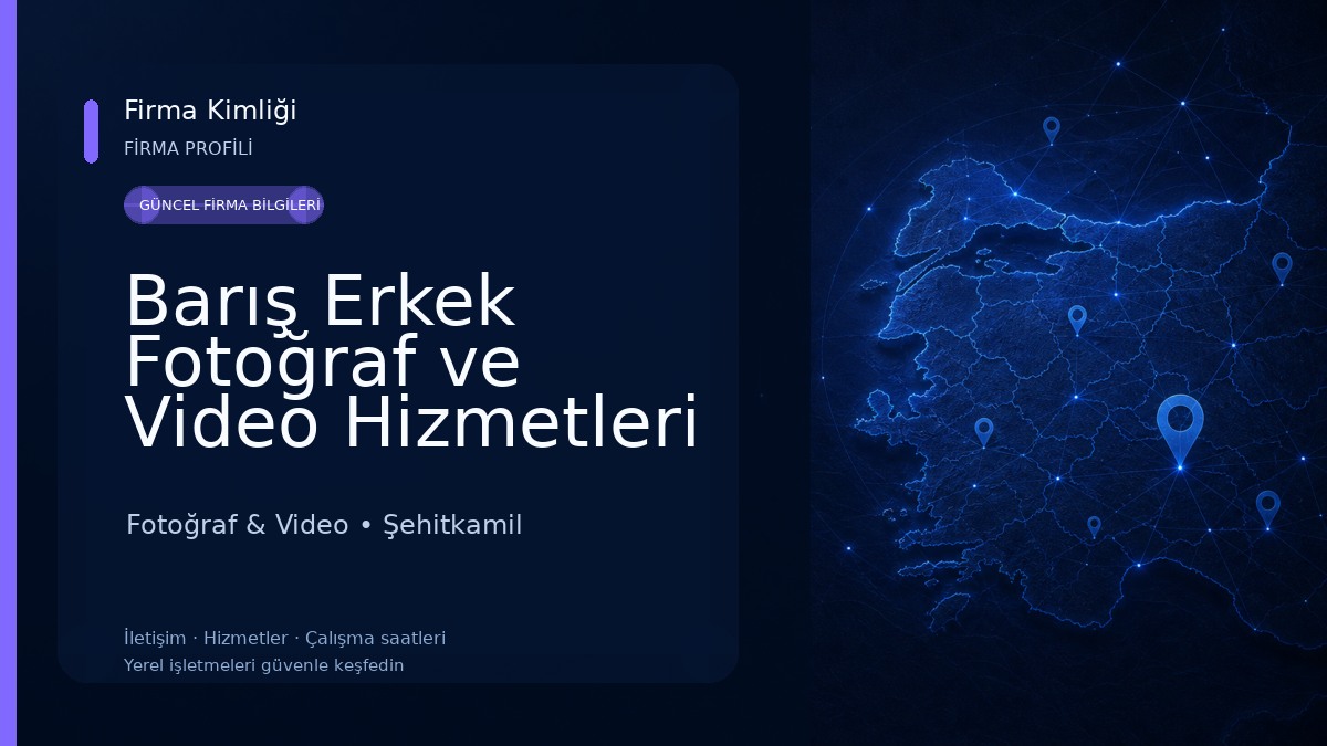Barış Erkek Fotoğraf ve Video Hizmetleri