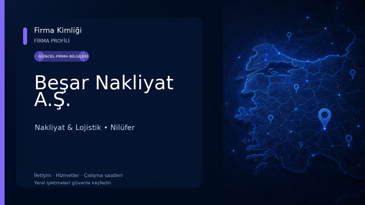 Beşar Nakliyat A.Ş. Nakliyat & Lojistik