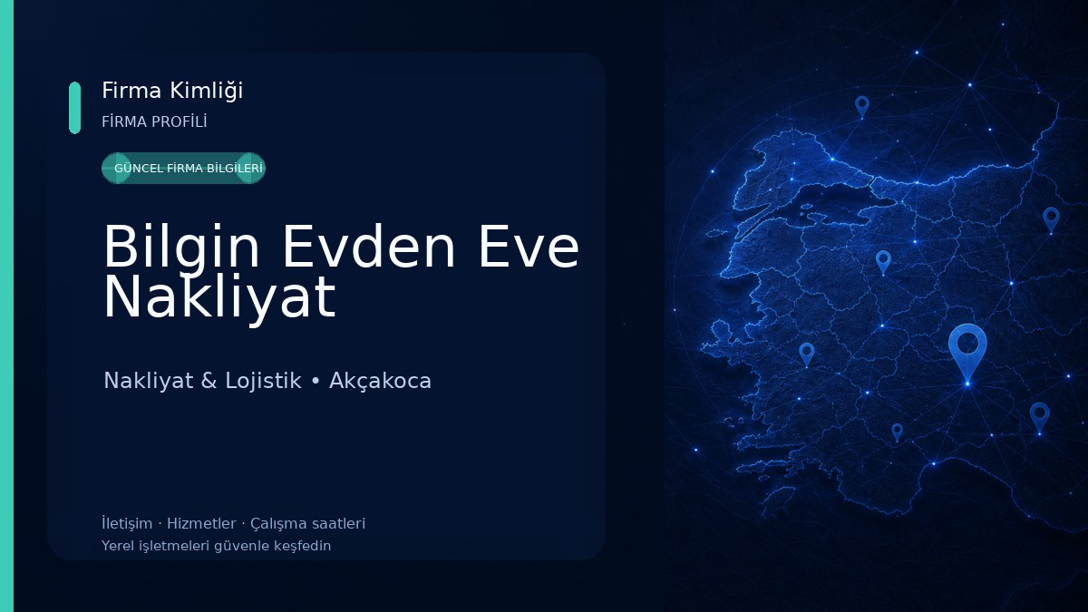Bilgin Evden Eve Nakliyat Nakliyat & Lojistik