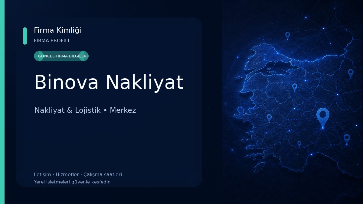 Binova Nakliyat Nakliyat & Lojistik
