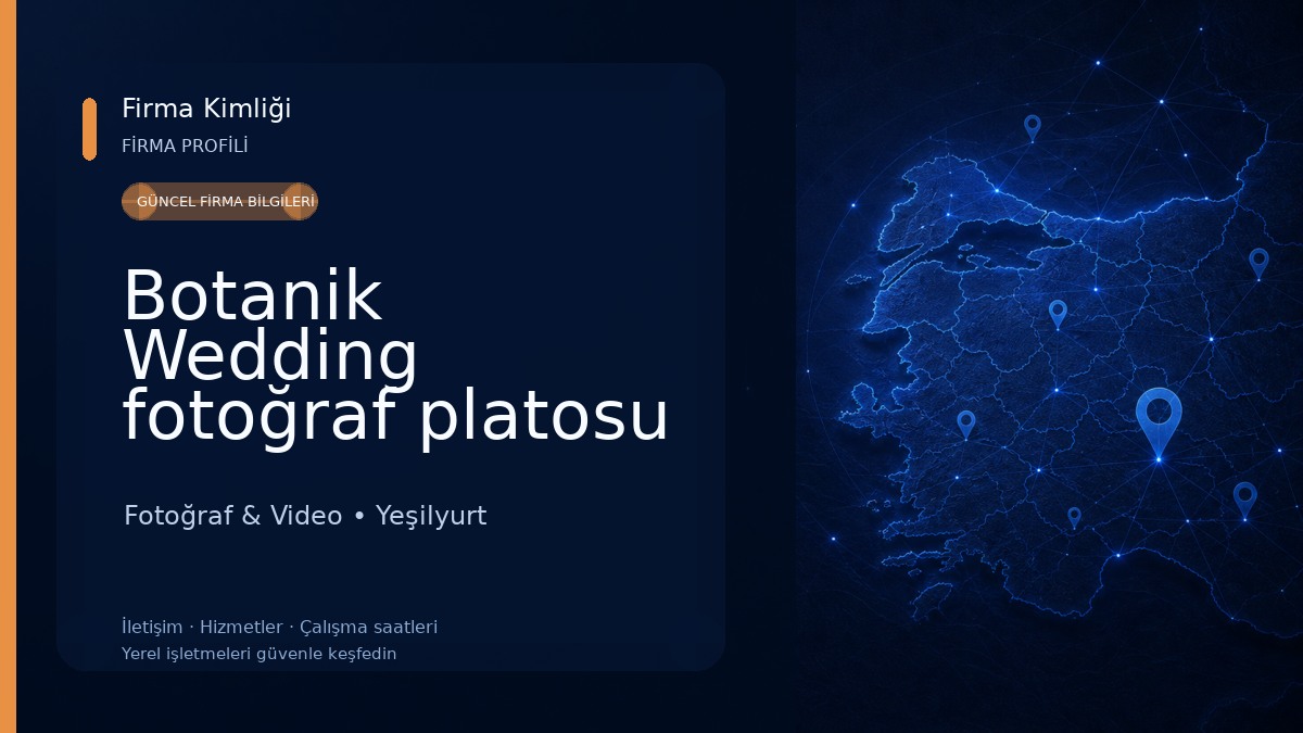 Botanik Wedding fotoğraf platosu Fotoğraf & Video