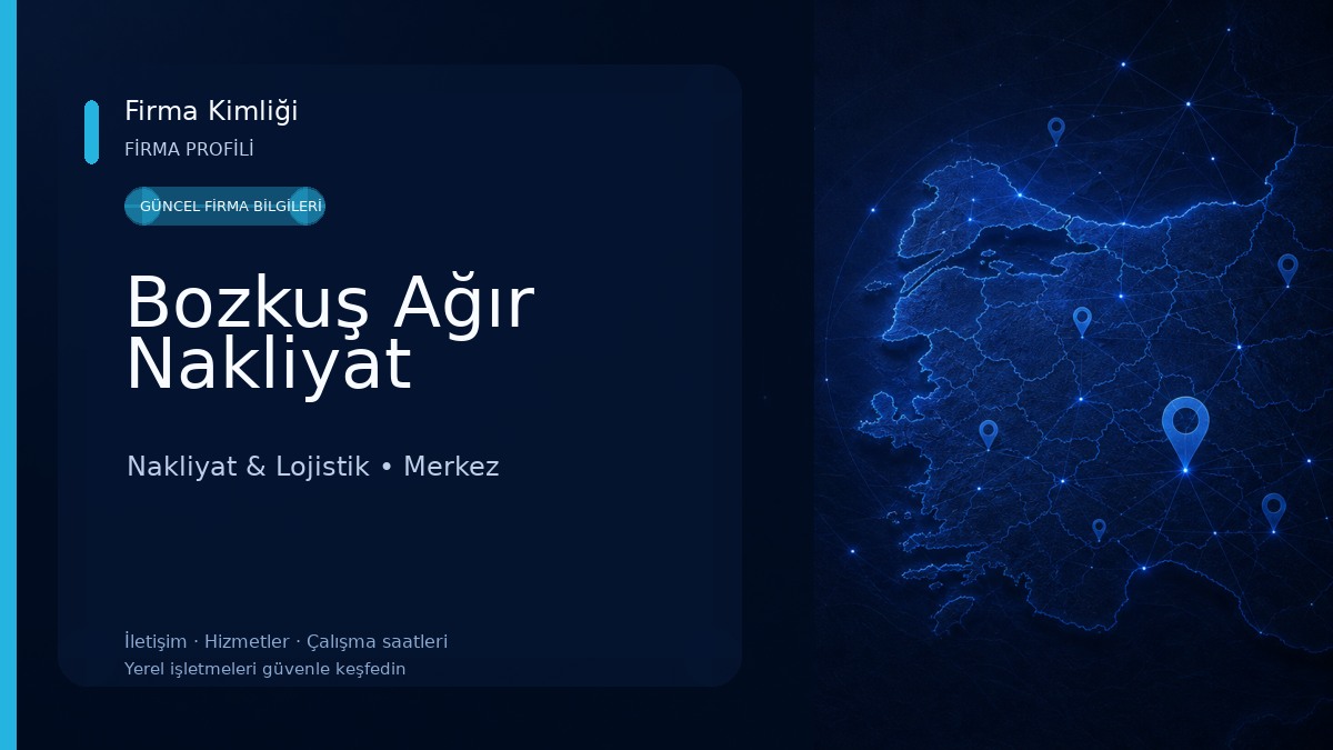 Bozkuş Ağır Nakliyat 