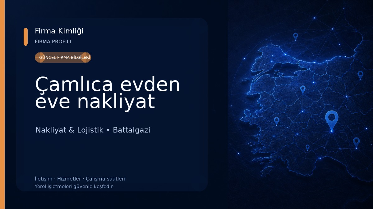 Çamlıca evden eve nakliyat Nakliyat & Lojistik