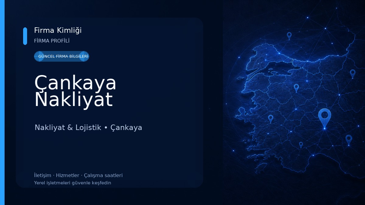 Çankaya Nakliyat Nakliyat & Lojistik