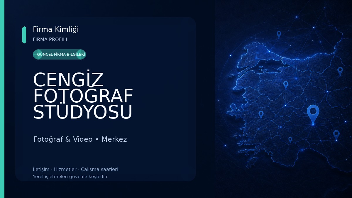 CENGİZ FOTOĞRAF STÜDYOSU Fotoğraf & Video