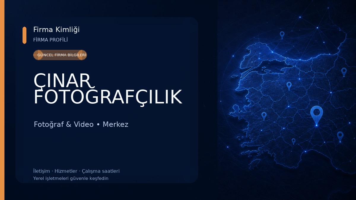 ÇINAR FOTOĞRAFÇILIK Fotoğraf & Video