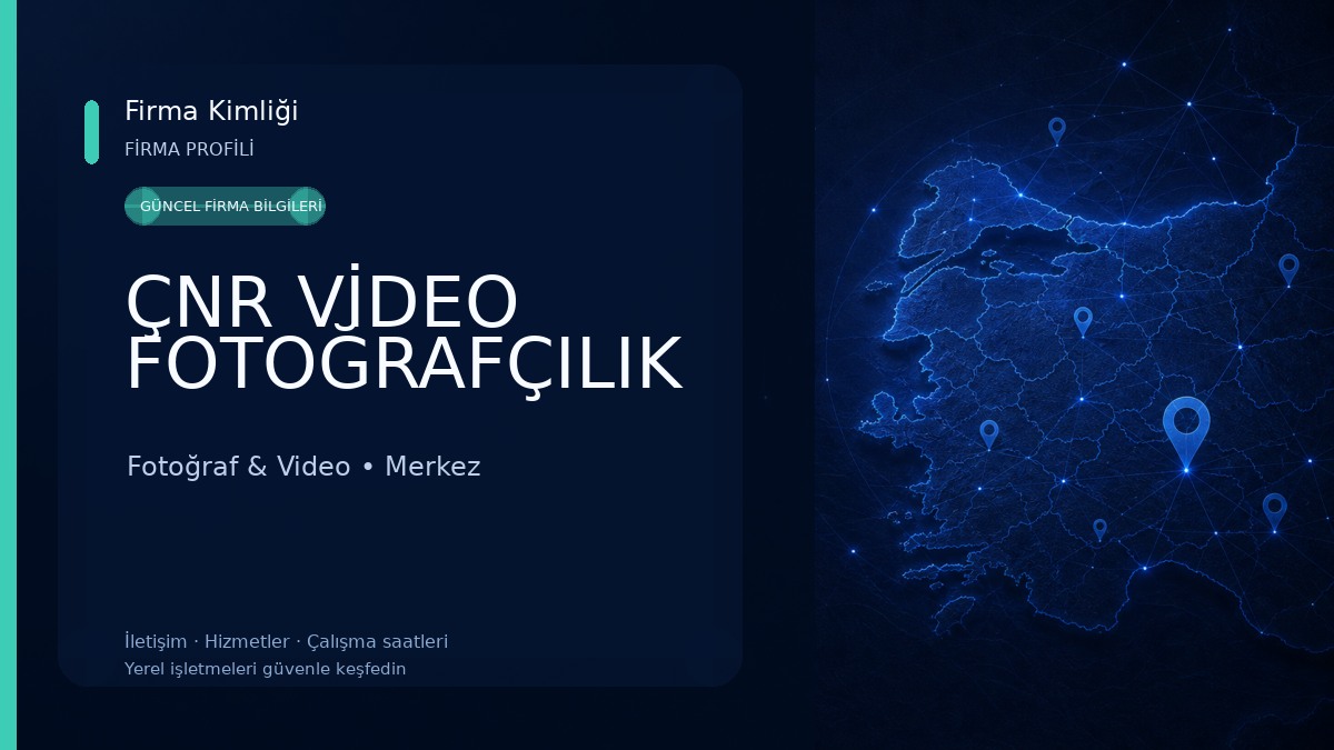 ÇNR VİDEO FOTOĞRAFÇILIK Fotoğraf & Video
