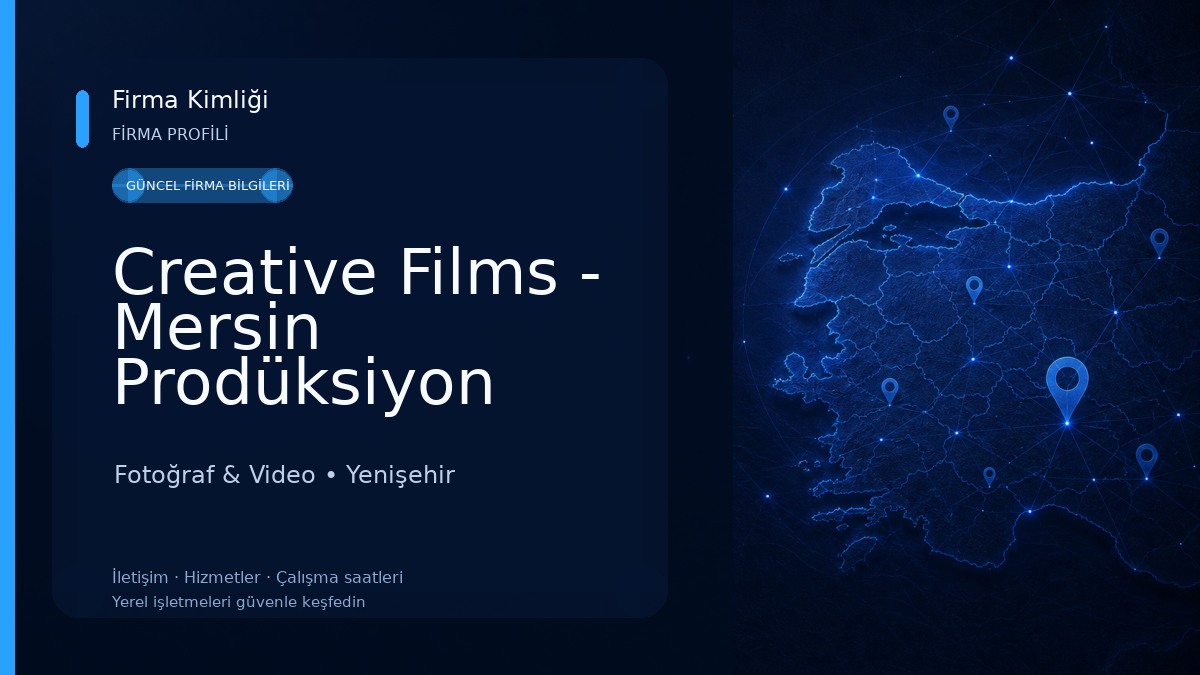 Creative Films - Mersin Prodüksiyon Şirketi Fotoğraf & Video