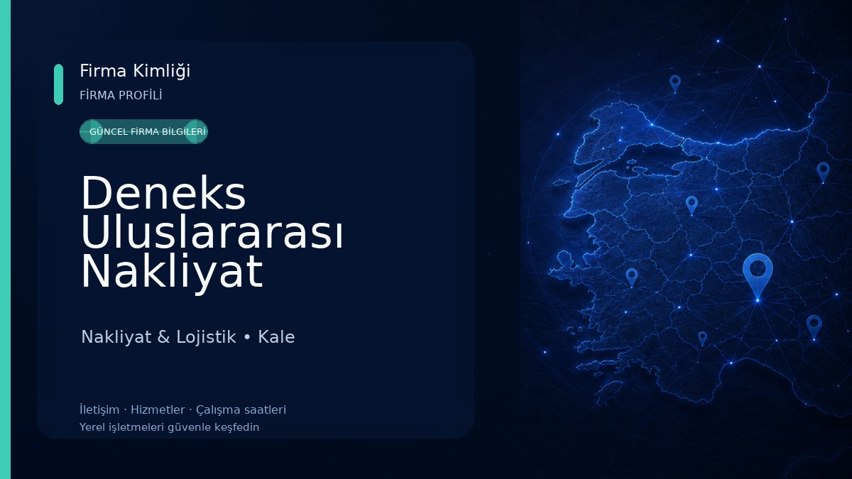 Deneks Uluslararası Nakliyat