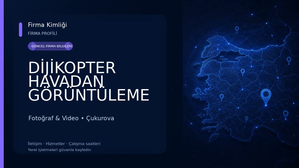 DİJİKOPTER HAVADAN GÖRÜNTÜLEME HİZMETLERİ
