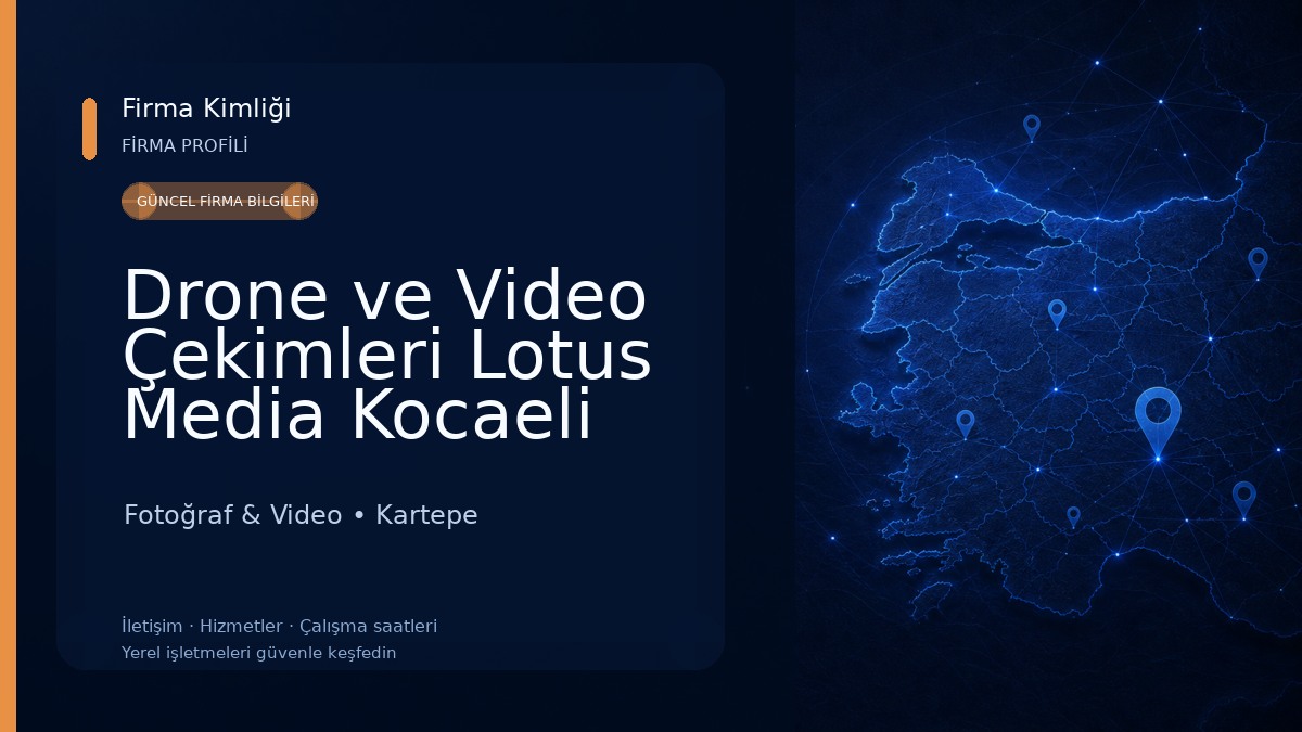 Drone ve Video Çekimleri Lotus Media Kocaeli