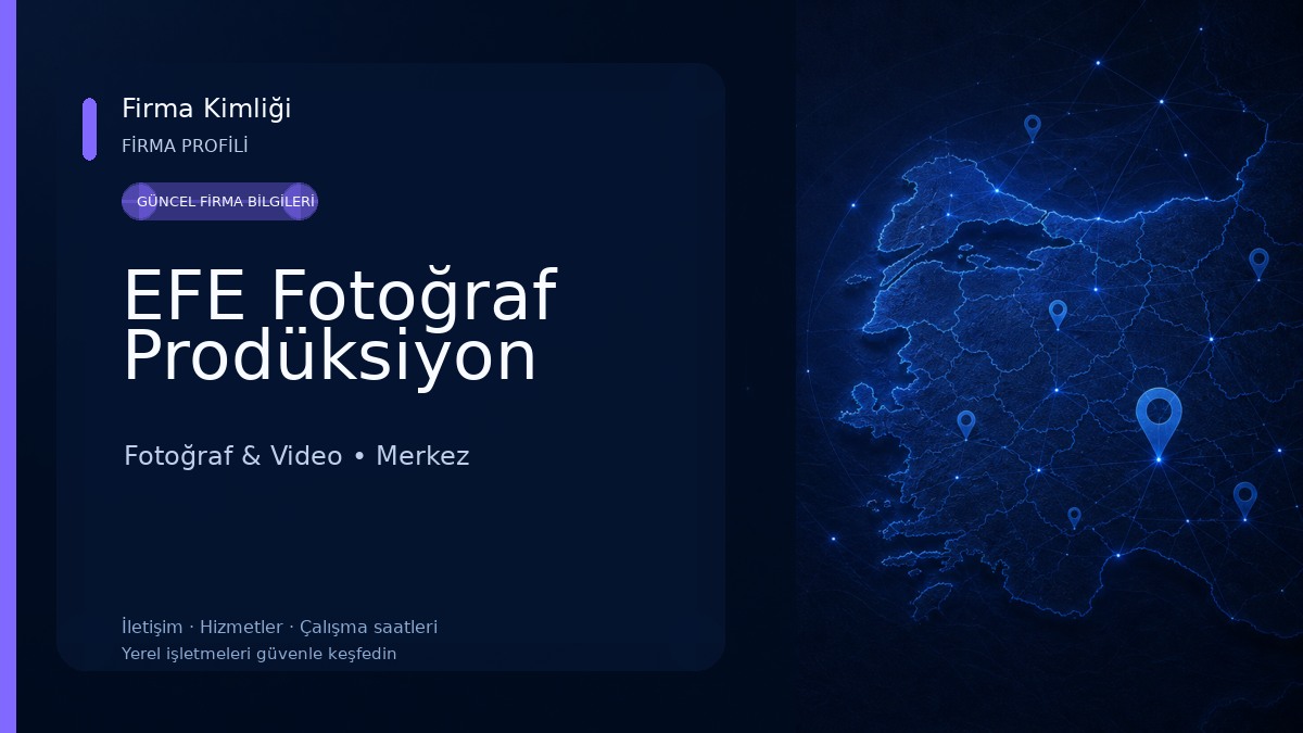 EFE Fotoğraf Prodüksiyon Fotoğraf & Video