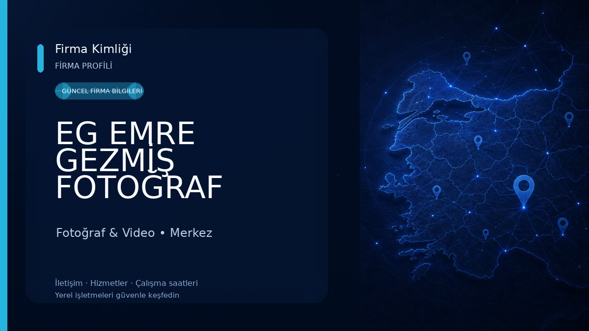 EG EMRE GEZMİŞ FOTOĞRAF STÜDYOSU Fotoğraf & Video