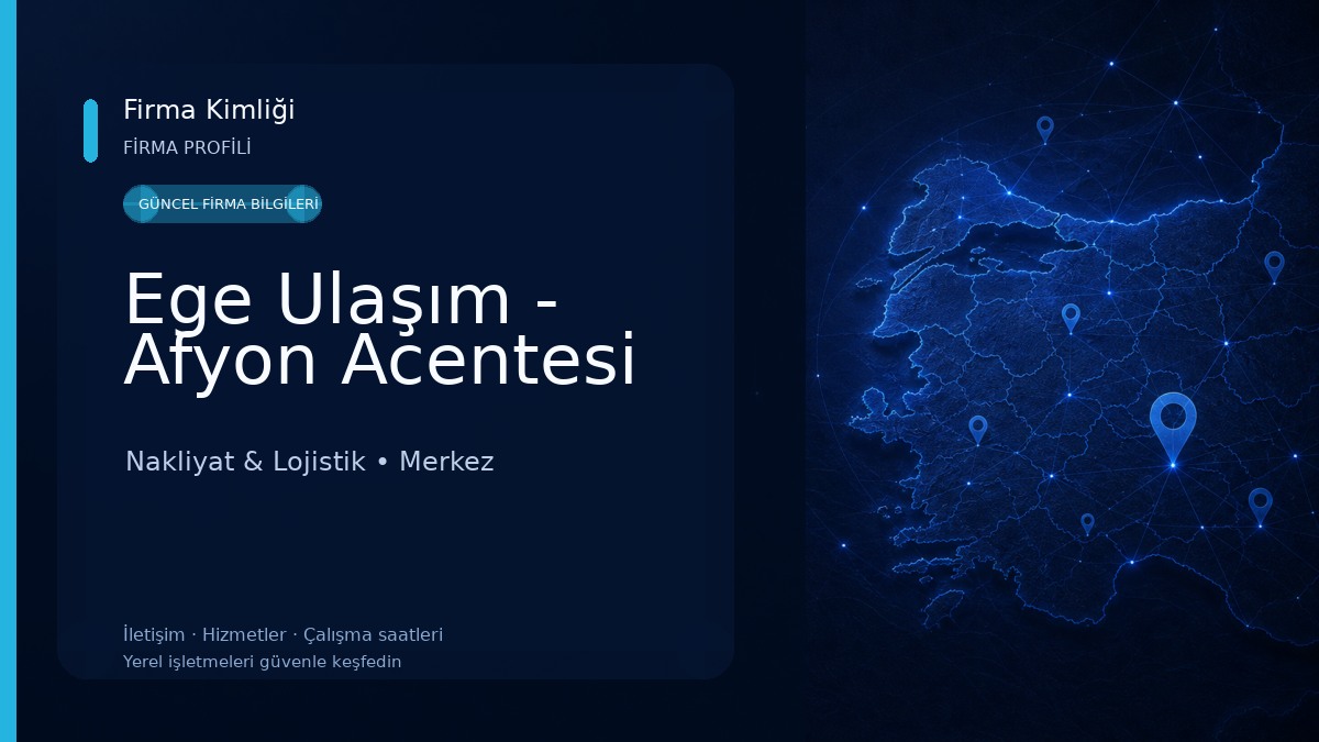 Ege Ulaşım - Afyon Acentesi