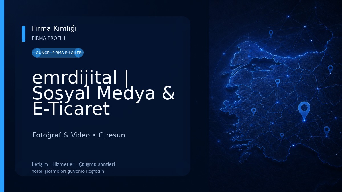 emrdijital | Sosyal Medya & E-Ticaret Yönetimi