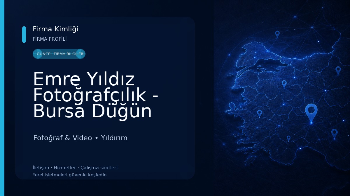 Emre Yıldız Fotoğrafçılık - Bursa Düğün Fotoğrafçısı 