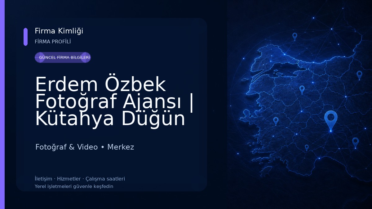 Erdem Özbek Fotoğraf Ajansı | Kütahya Düğün Fotoğrafçısı Fotoğraf & Video