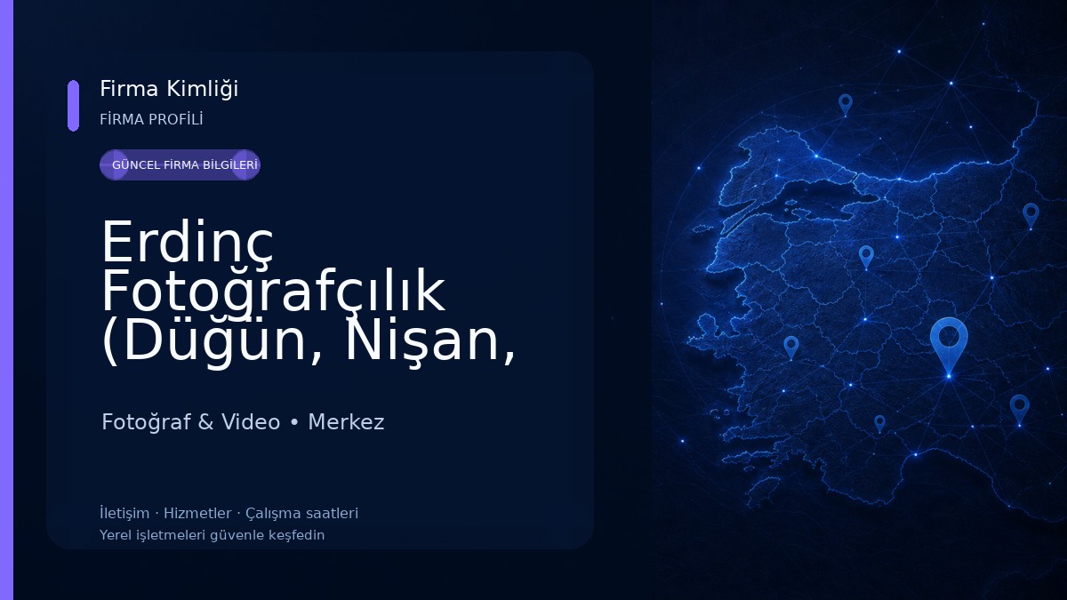 Erdinç Fotoğrafçılık (Düğün, Nişan, Tanıtım) Fotoğraf & Video