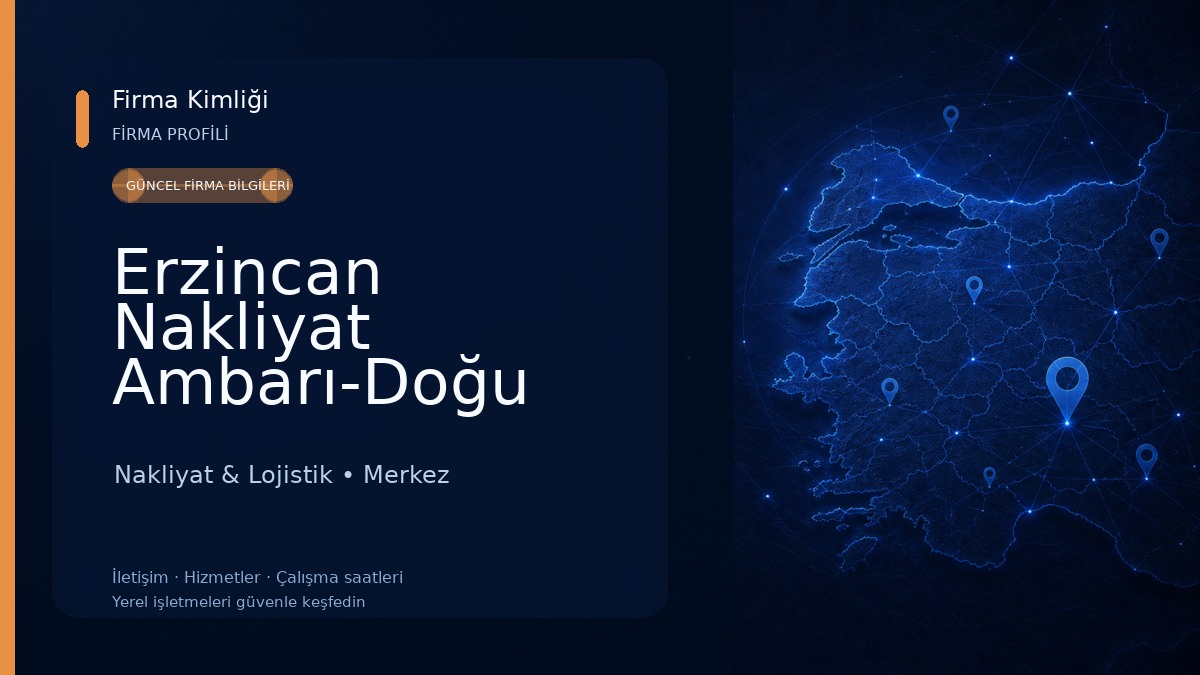 Erzincan Nakliyat Ambarı-Doğu Ekspres 