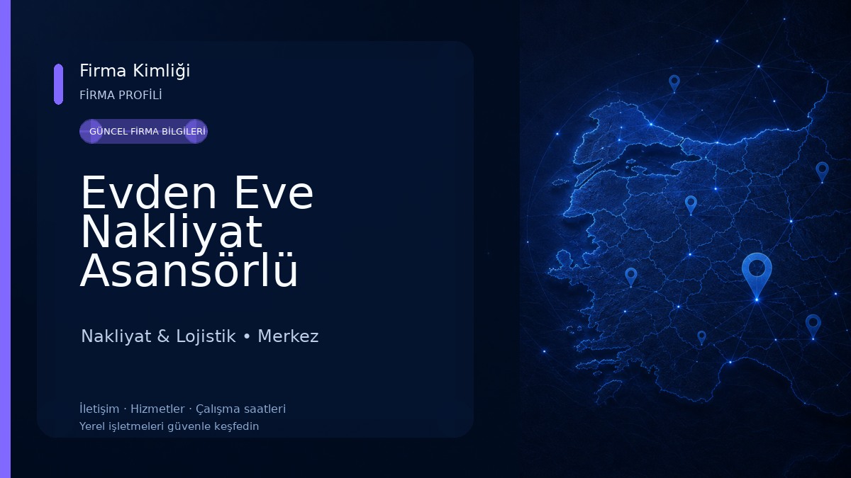 Evden Eve Nakliyat Asansörlü Taşıma Ofis Taşıma