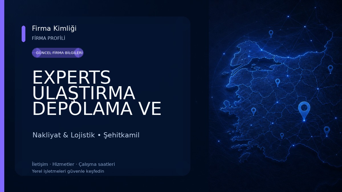 EXPERTS ULAŞTIRMA DEPOLAMA VE DAĞITIM LTD.ŞTİ Nakliyat & Lojistik