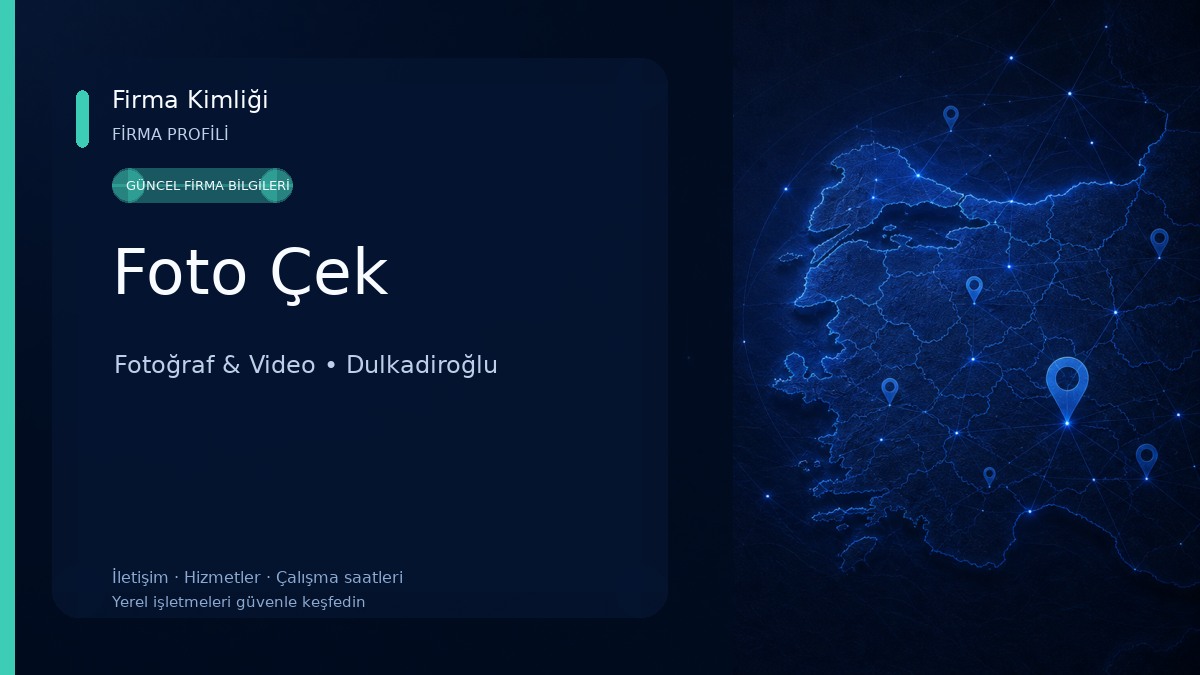 Foto Çek Fotoğraf & Video