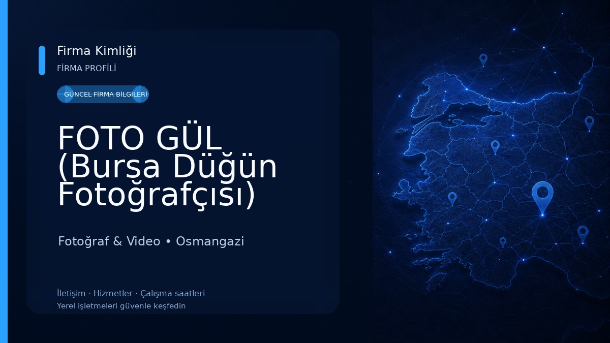 FOTO GÜL (Bursa Düğün Fotoğrafçısı) Fotoğraf & Video