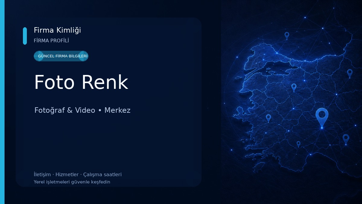 Foto Renk Fotoğraf & Video