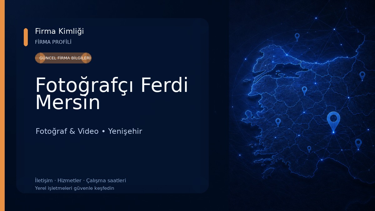 Fotoğrafçı Ferdi Mersin Fotoğraf & Video