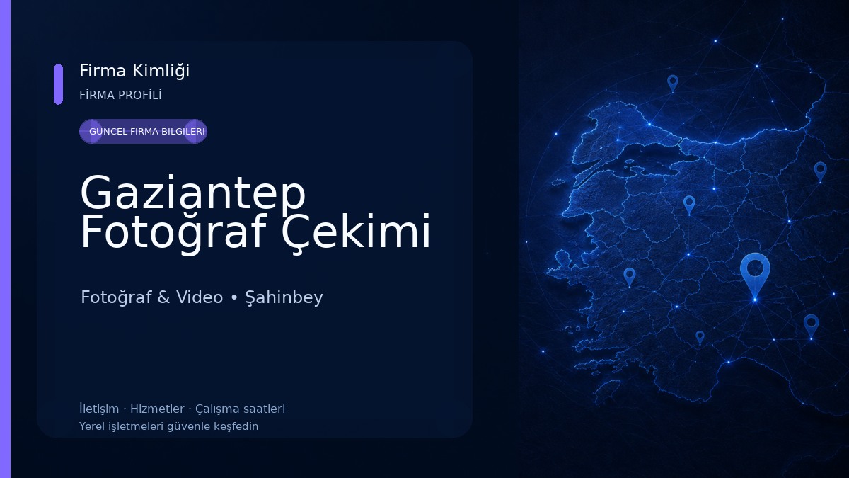 Gaziantep Fotoğraf Çekimi Fotoğraf & Video