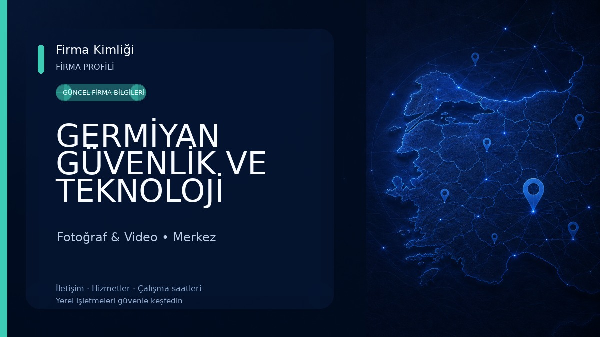 GERMİYAN GÜVENLİK VE TEKNOLOJİ SİSTEMLERİ LİMİTED ŞİRKETİ Fotoğraf & Video