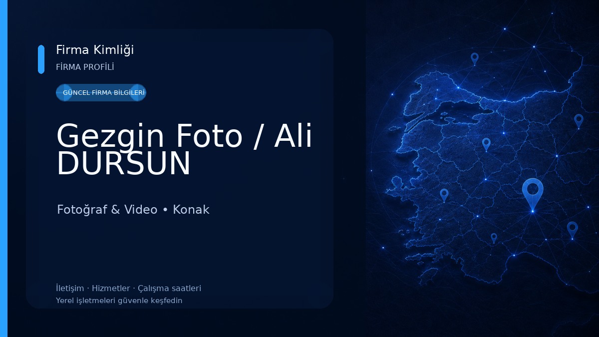 Gezgin Foto / Ali DURSUN Fotoğraf & Video