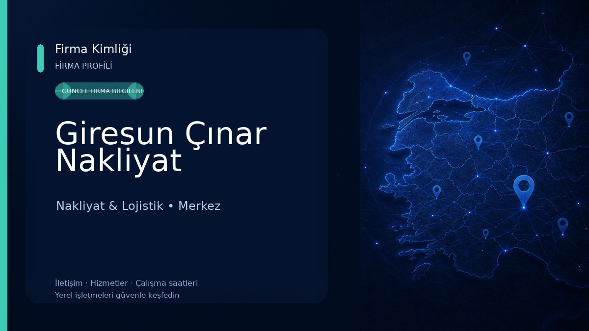 Giresun Çınar Nakliyat Nakliyat & Lojistik